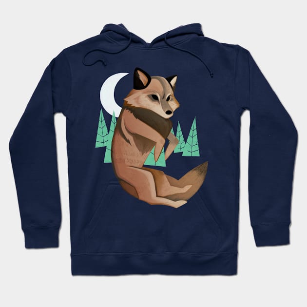 Wolf Hoodie by Blanquiurris